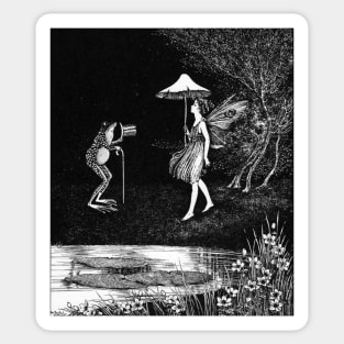 Serena Put Up Her Nose - Ida Rentoul Outhwaite Sticker